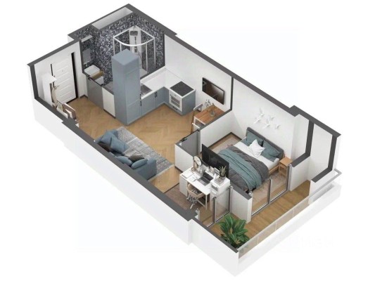 1к. апартаменты