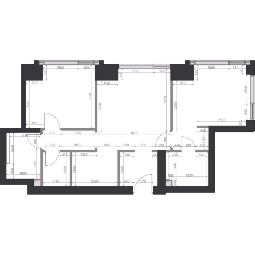 2к. квартира, 64.1 м²
