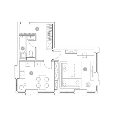 1к. квартира