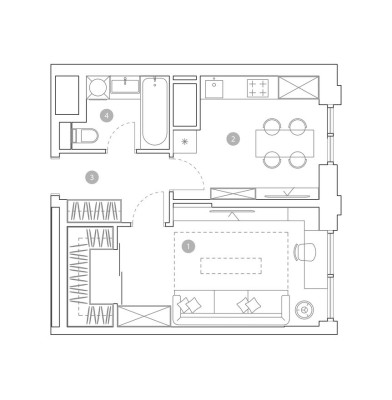 1к. квартира