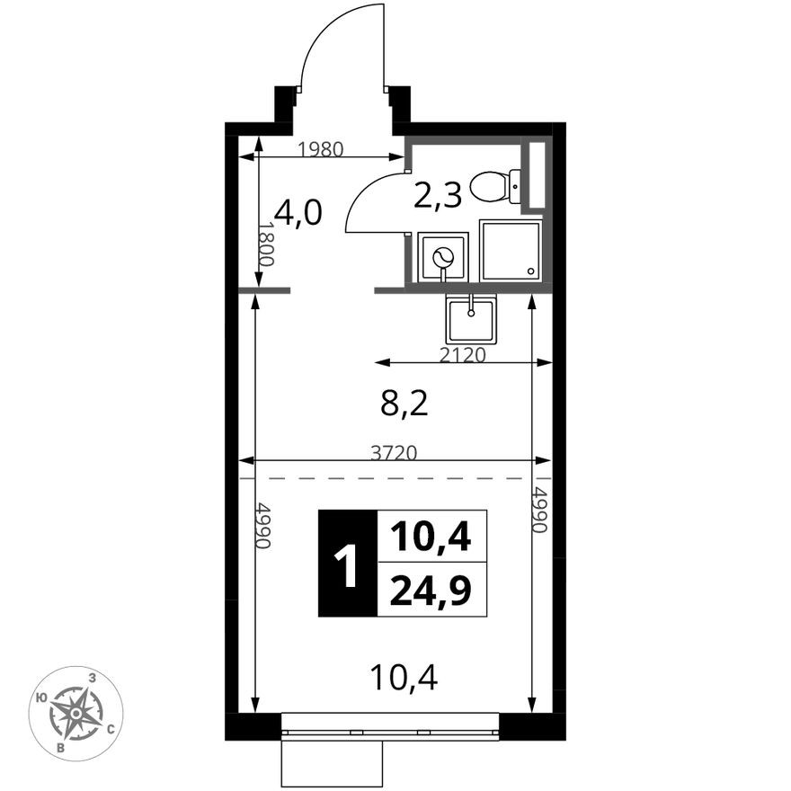 Студия-квартира