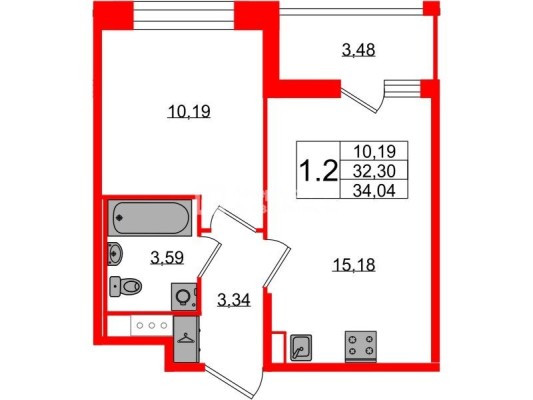 1к. квартира