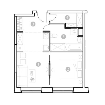 2к. апартаменты