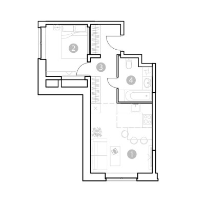 2к. апартаменты