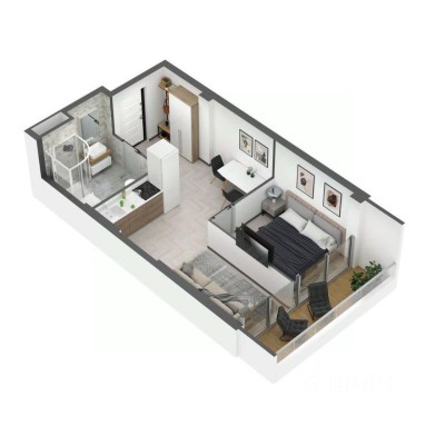 1к. апартаменты