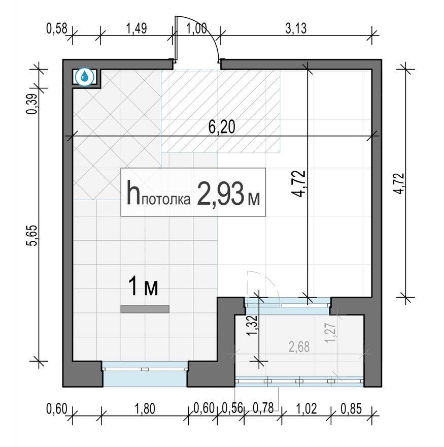 1к. квартира