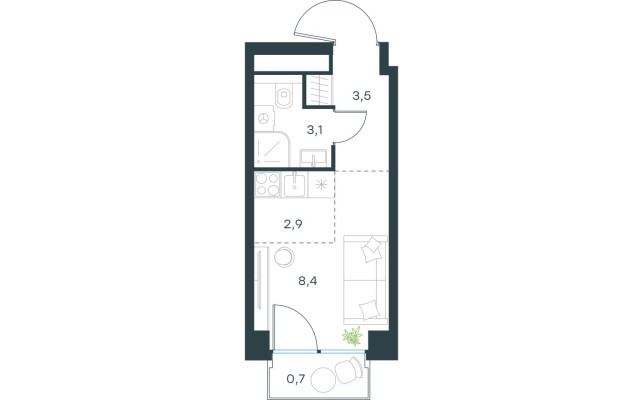 Студия-квартира