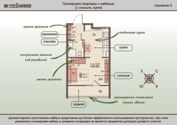 1к. квартира