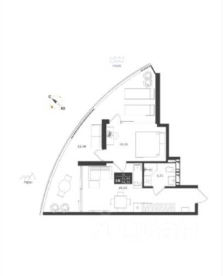 1к. апартаменты