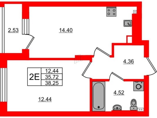 1к. квартира