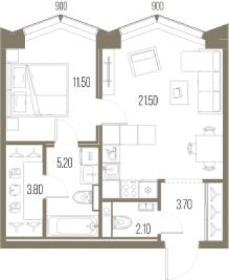 1к. квартира