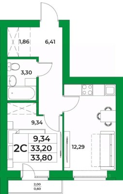 1к. квартира