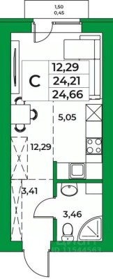 1к. квартира