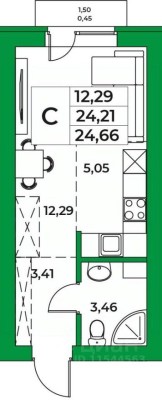1к. квартира