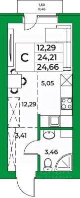 1к. квартира