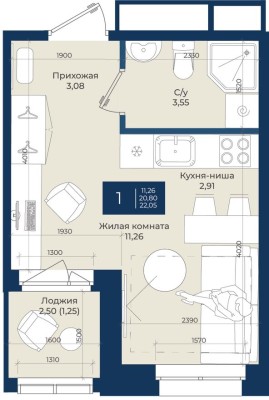 Студия-квартира