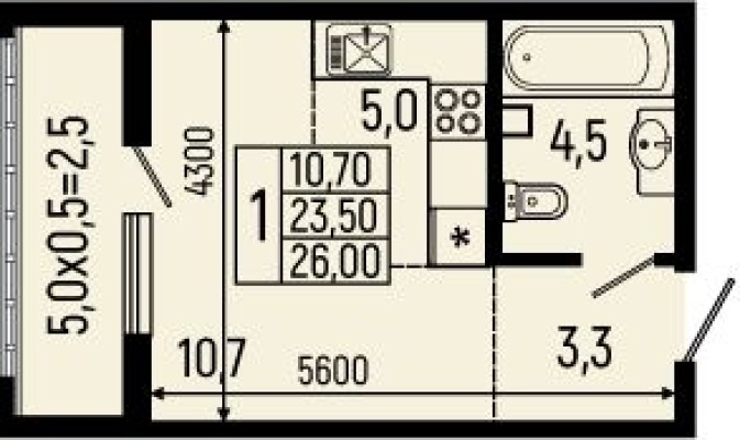 Студия-квартира