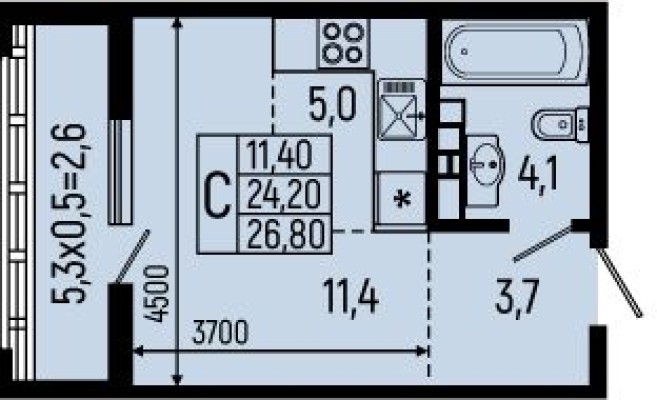 Студия-квартира