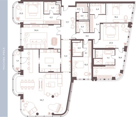 6к. апартаменты