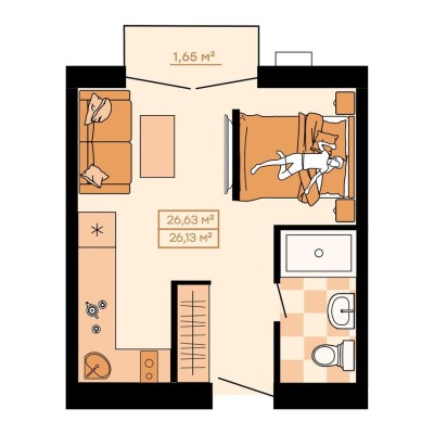 1к. квартира