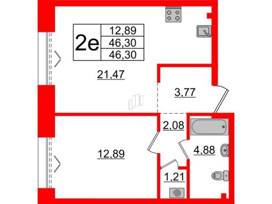1к. квартира
