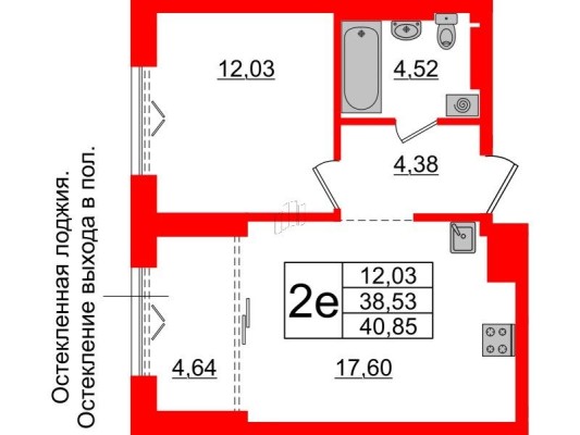 1к. квартира