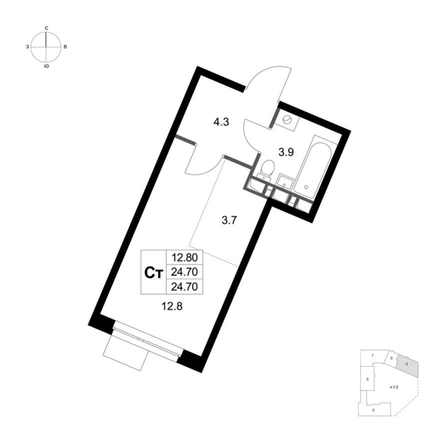 Студия-квартира