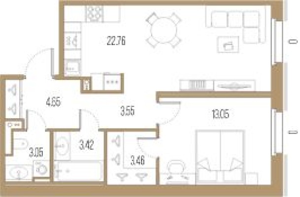 1к. квартира