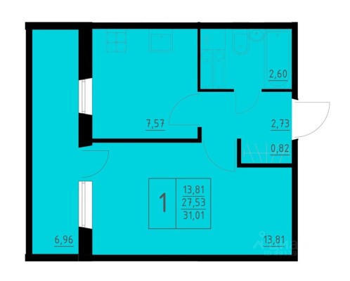 1к. квартира