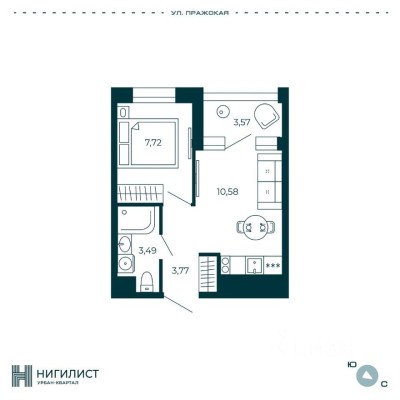 1к. квартира