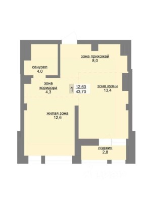 1к. квартира