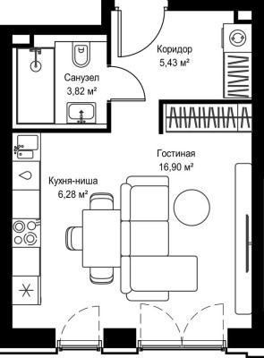 Студия-квартира