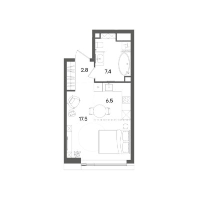 1к. квартира