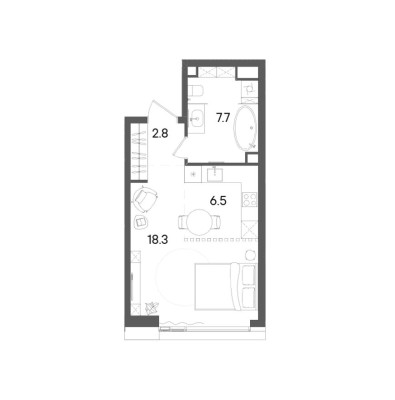 1к. квартира