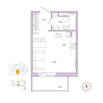 1к. квартира