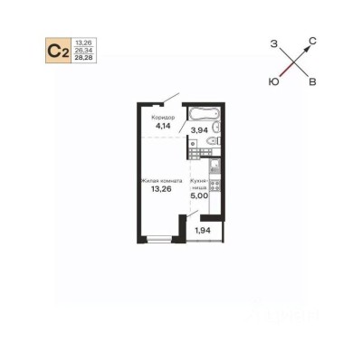 1к. квартира