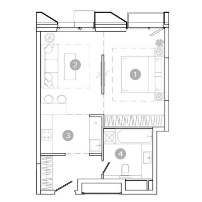 1к. квартира