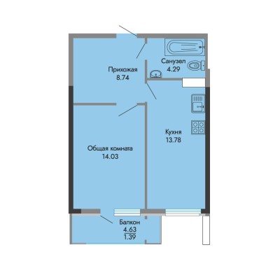 1к. квартира