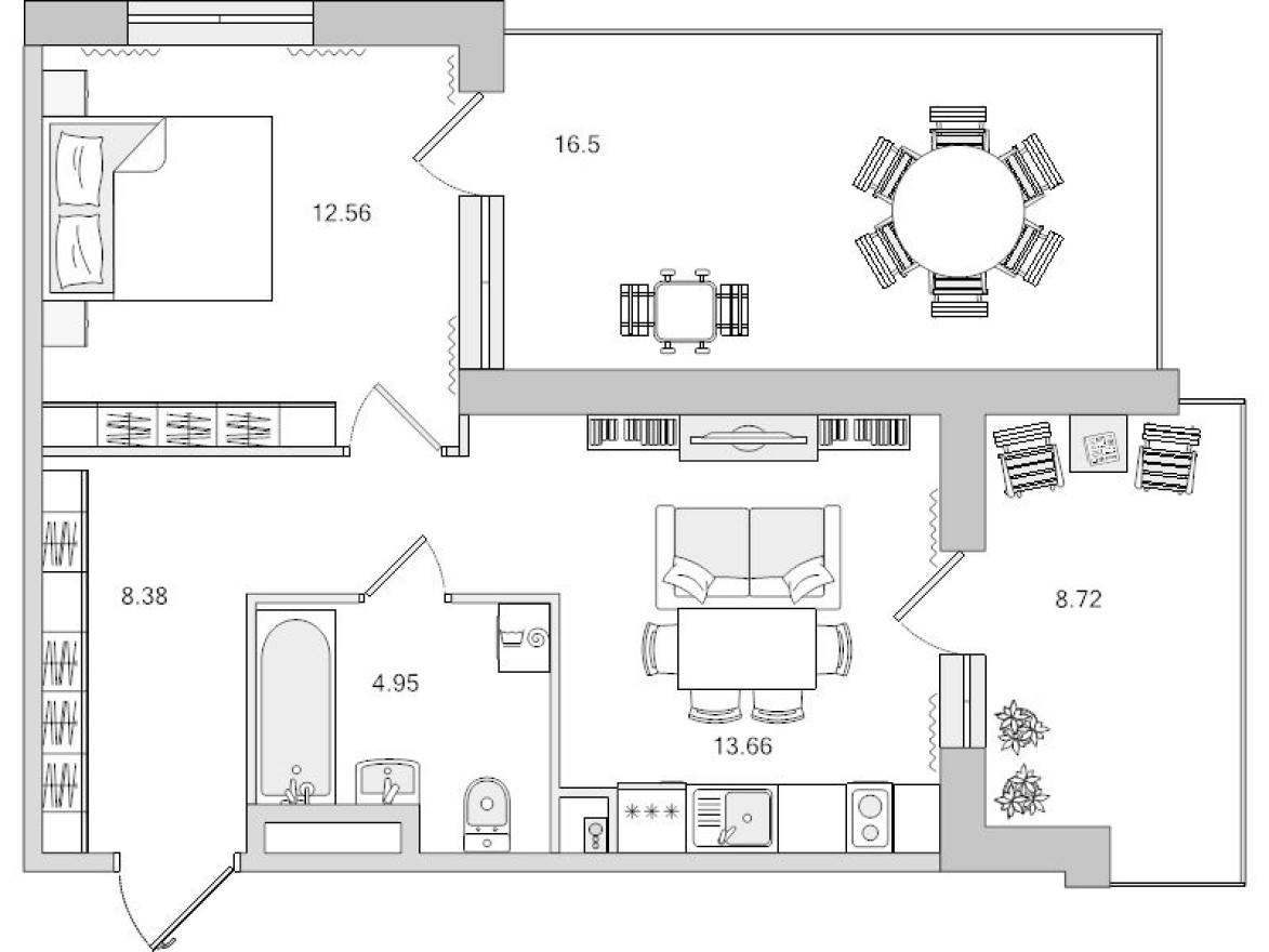 2е квартира