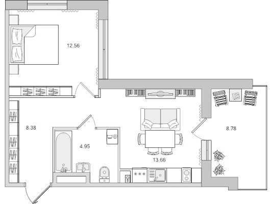 2е квартира