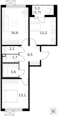 2к. квартира
