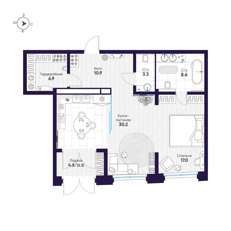 1к. квартира