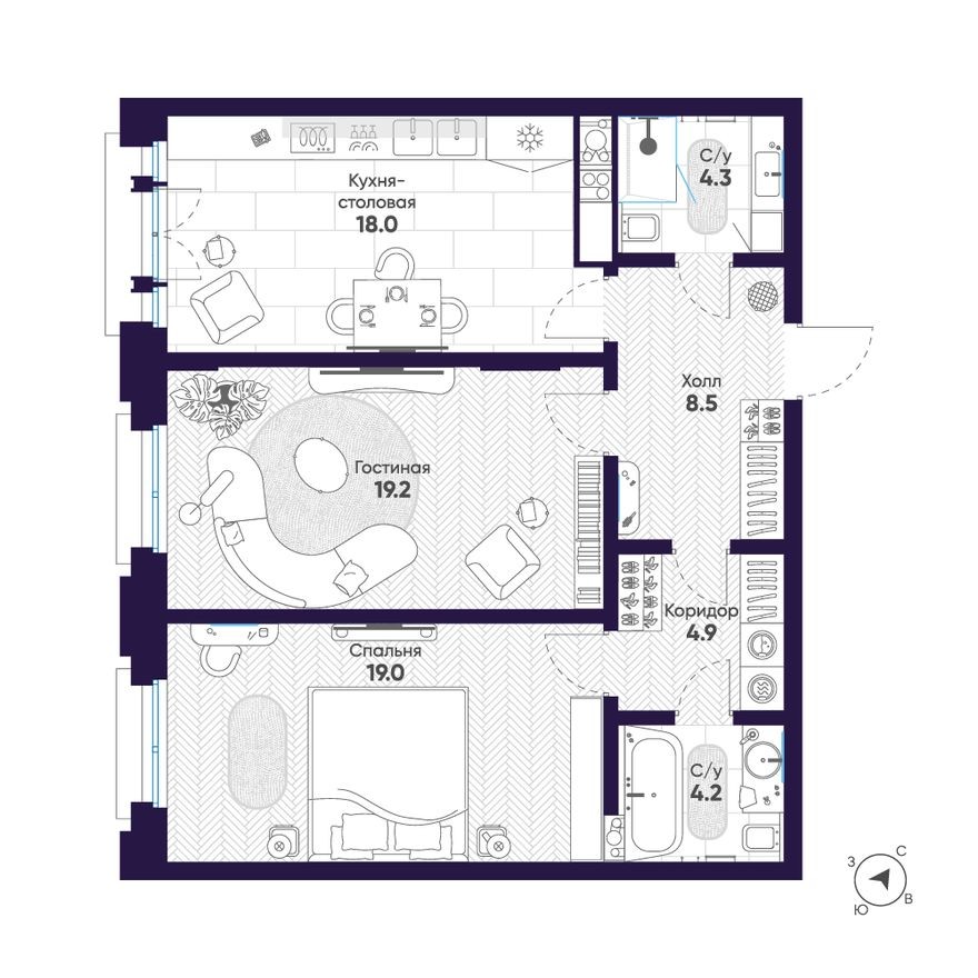 2к. квартира