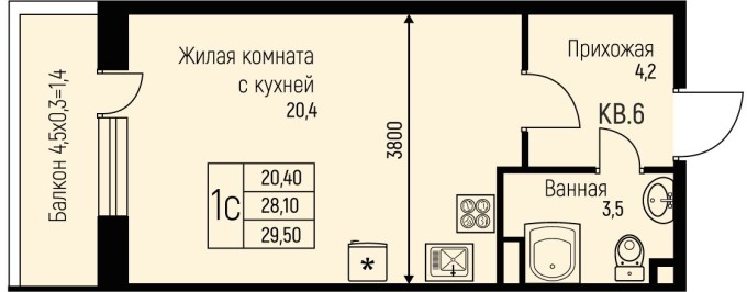 Студия-квартира