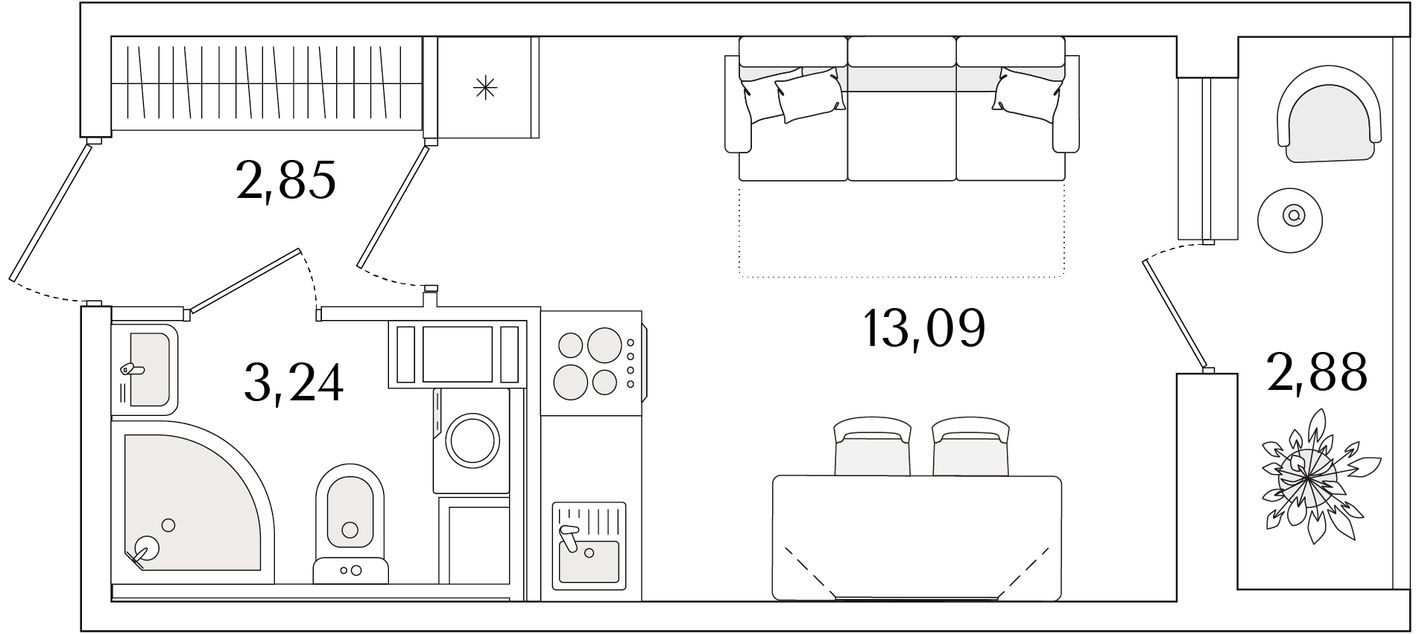 Студия-квартира