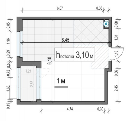 1к. квартира