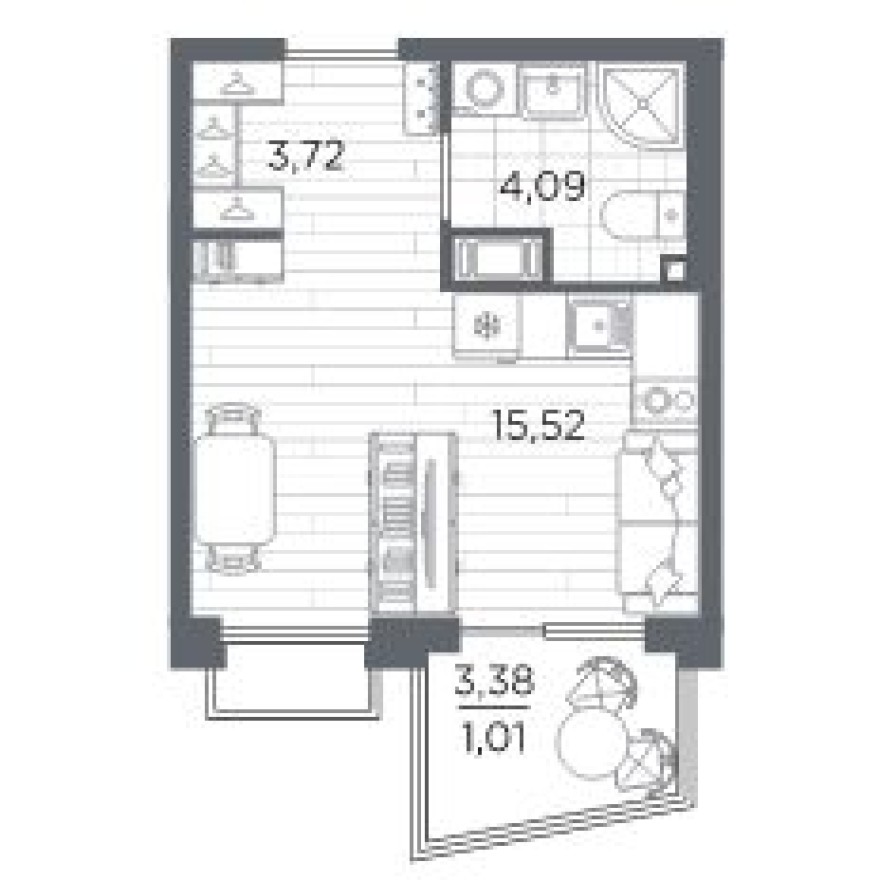 Студия-квартира