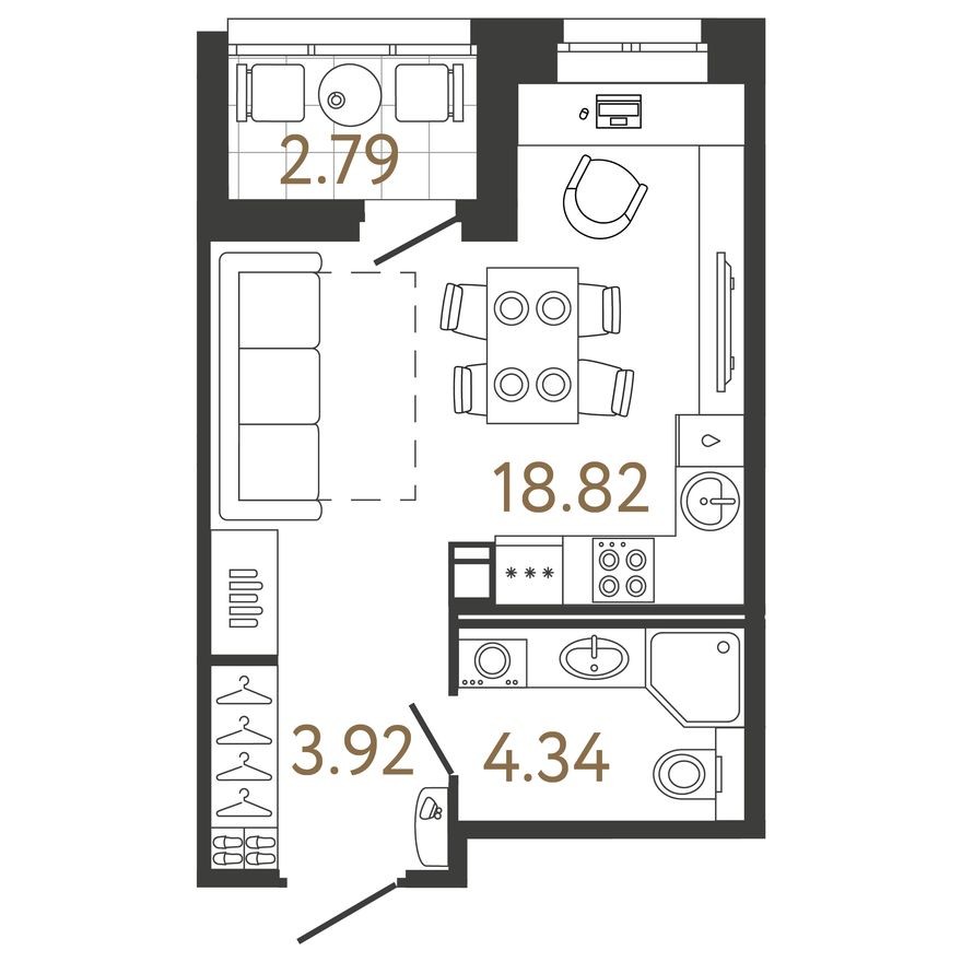 Студия-квартира