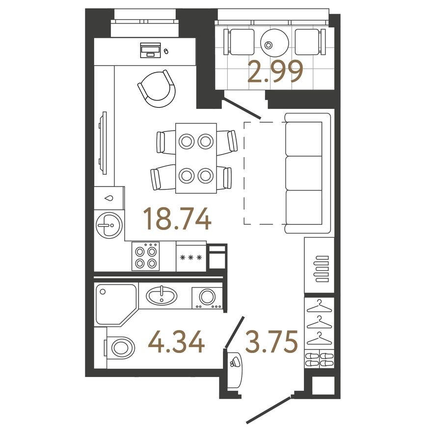 Студия-квартира