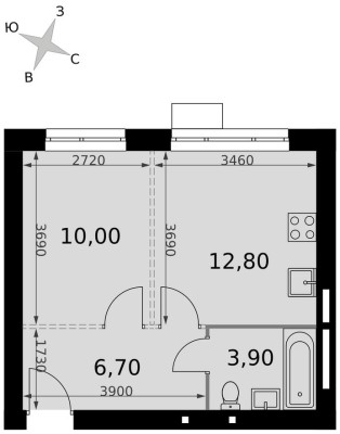 1к. квартира